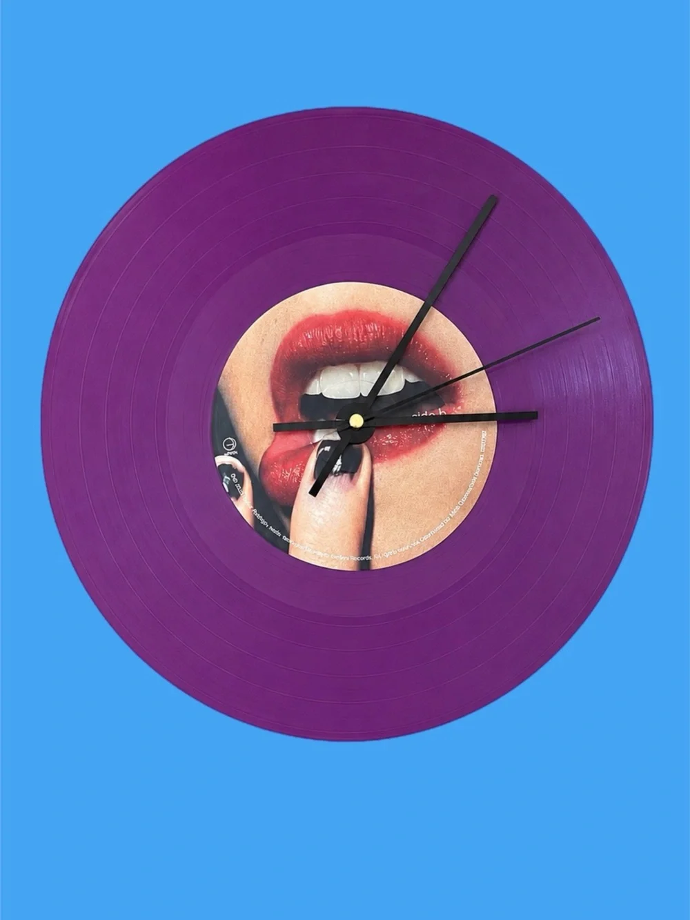 Purple Vinyl Olivia Rodrigo - GUTS Wall Clock